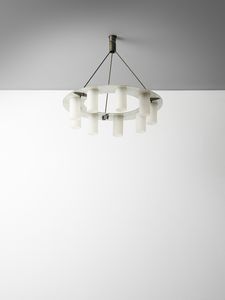 STILUX - Lampada a sospensione a nove luci, Milano.