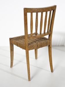 Guglielmo Pecorini : Sei sedie.  - Asta Asta 503 | DESIGN E ARTI DECORATIVE DEL NOVECENTO Virtuale - Associazione Nazionale - Case d'Asta italiane