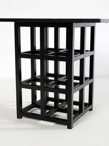 MANIFATTURA ITALIANA : Tavolo ispirato al mod. D.S.1 di Charles Rennie Mackintosh .  - Asta Asta 503 | DESIGN E ARTI DECORATIVE DEL NOVECENTO Virtuale - Associazione Nazionale - Case d'Asta italiane