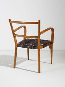 MANIFATTURA ITALIANA : Coppia di poltroncine.  - Asta Asta 503 | DESIGN E ARTI DECORATIVE DEL NOVECENTO Virtuale - Associazione Nazionale - Case d'Asta italiane
