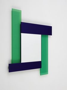 ETTORE SOTTSASS : Specchio della serie Gli specchi di Dioniso (modello 2) per Glas Italia.  - Asta Asta 503 | DESIGN E ARTI DECORATIVE DEL NOVECENTO Virtuale - Associazione Nazionale - Case d'Asta italiane