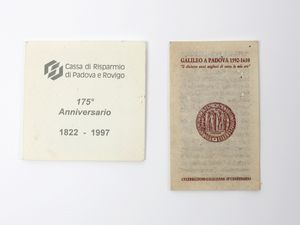 GIO (1930-2002) & ARNALDO (n. 1926) POMODORO : Lotto composto da 2 placche incise e una medaglia per Intercoins.  - Asta Asta 503 | DESIGN E ARTI DECORATIVE DEL NOVECENTO Virtuale - Associazione Nazionale - Case d'Asta italiane