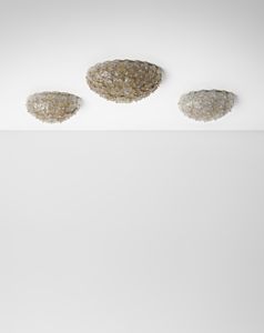 BAROVIER & TOSO - Tre lampade a plafoniera.