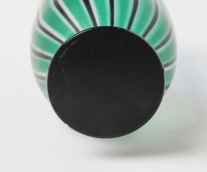 GIANPAOLO GHISETTI : Vaso a coppa con base troncoconica, Murano.  - Asta Asta 503 | DESIGN E ARTI DECORATIVE DEL NOVECENTO Virtuale - Associazione Nazionale - Case d'Asta italiane