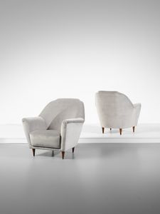 MANIFATTURA ITALIANA - Coppia di poltrone.