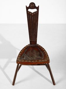 Christopher Dresser : scuola di. Sedia Art & Crafts.  - Asta Asta 503 | DESIGN E ARTI DECORATIVE DEL NOVECENTO Virtuale - Associazione Nazionale - Case d'Asta italiane