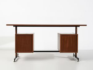MANIFATTURA BRIANZOLA : Scrivania.  - Asta Asta 503 | DESIGN E ARTI DECORATIVE DEL NOVECENTO Virtuale - Associazione Nazionale - Case d'Asta italiane