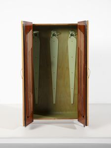 MANIFATTURA ITALIANA : Mobile da ingresso a quattro ante.  - Asta Asta 503 | DESIGN E ARTI DECORATIVE DEL NOVECENTO Virtuale - Associazione Nazionale - Case d'Asta italiane