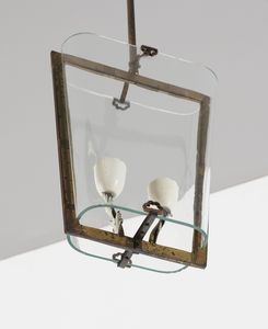 MANIFATTURA ITALIANA : Lampada a sospensione.  - Asta Asta 503 | DESIGN E ARTI DECORATIVE DEL NOVECENTO Virtuale - Associazione Nazionale - Case d'Asta italiane