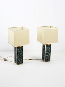 Sandro Petti - nello stile di. Coppia lampade da tavolo.
