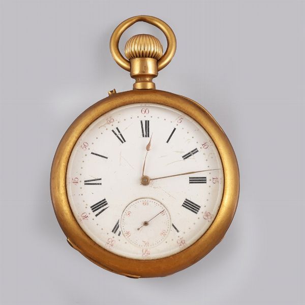 FERNIER & FRERES : Orologio da tasca in oro  - Asta GIOIELLI DEL CUORE - Associazione Nazionale - Case d'Asta italiane