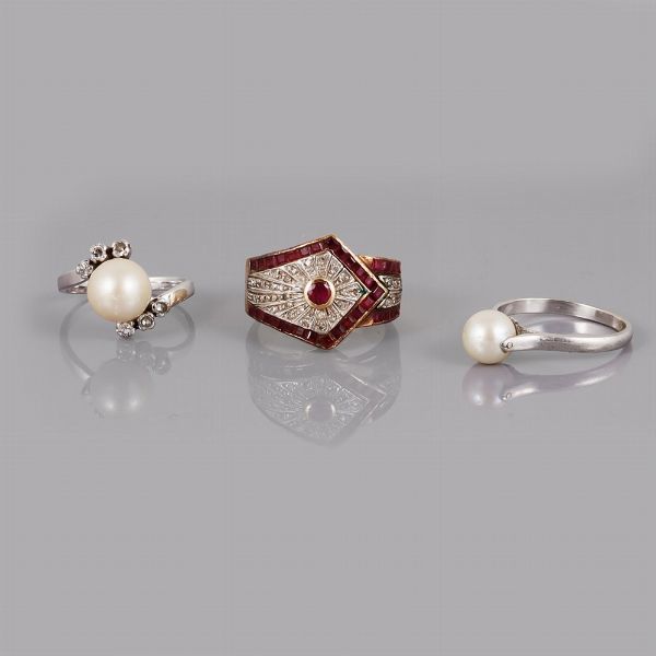 TRE ANELLI  - Asta GIOIELLI DEL CUORE - Associazione Nazionale - Case d'Asta italiane