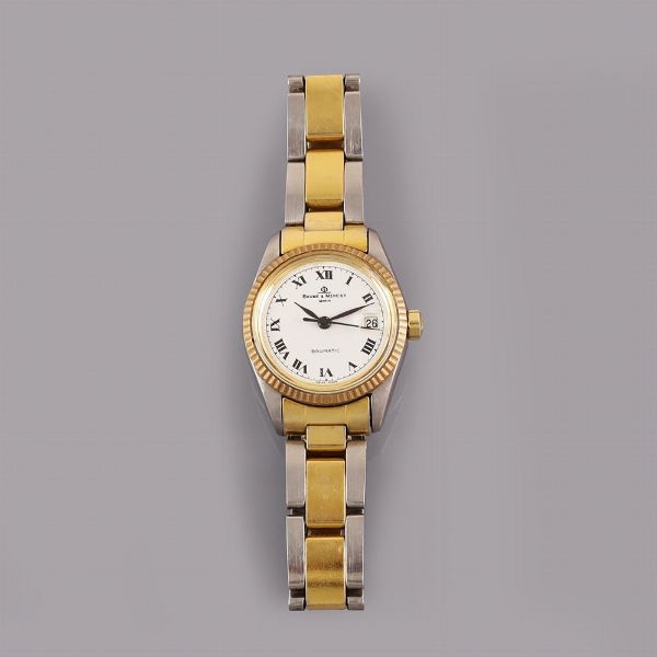 Baume Et Mercier : orologio in acciaio e oro  - Asta GIOIELLI DEL CUORE - Associazione Nazionale - Case d'Asta italiane