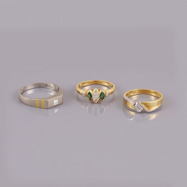 TRE ANELLI  - Asta GIOIELLI DEL CUORE - Associazione Nazionale - Case d'Asta italiane