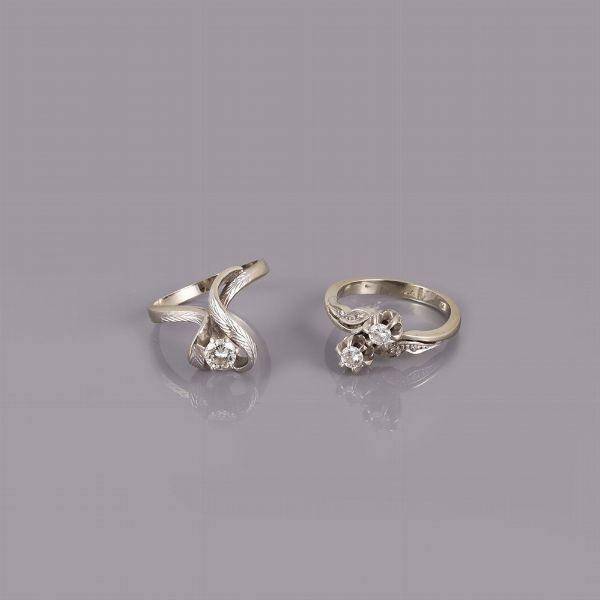 DUE ANELLI  - Asta GIOIELLI DEL CUORE - Associazione Nazionale - Case d'Asta italiane