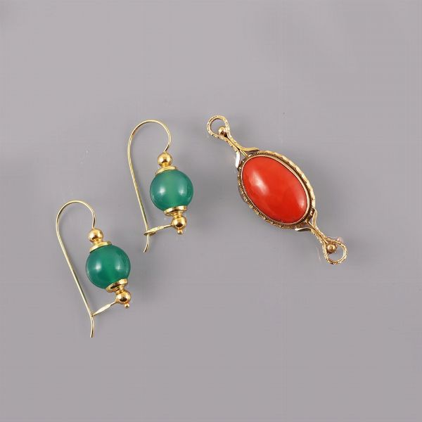 SPILLA E ORECCHINI  - Asta GIOIELLI DEL CUORE - Associazione Nazionale - Case d'Asta italiane