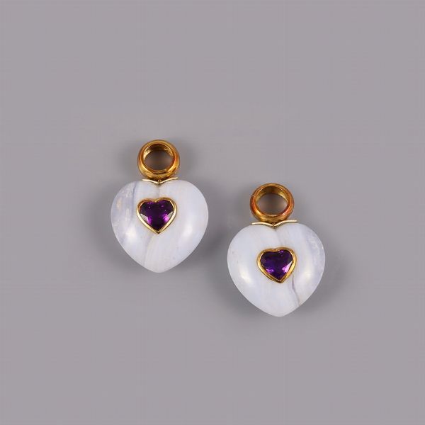 * COPPIA DI PENDENTI  - Asta GIOIELLI DEL CUORE - Associazione Nazionale - Case d'Asta italiane