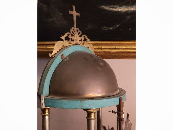 Tabernacolo in metallo e legno  - Asta Due case fiorentine - Associazione Nazionale - Case d'Asta italiane