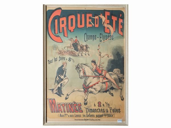 Charles Lévy : Cirque d'Et  - Asta Due case fiorentine - Associazione Nazionale - Case d'Asta italiane