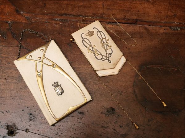 Due carnet da ballo di Casa Savoia  - Asta Due case fiorentine - Associazione Nazionale - Case d'Asta italiane