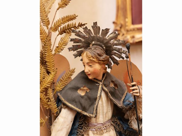 Gruppo devozionale in cartapesta  - Asta Due case fiorentine - Associazione Nazionale - Case d'Asta italiane