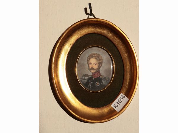 Il giovane Vittorio Emanuele II  - Asta Due case fiorentine - Associazione Nazionale - Case d'Asta italiane