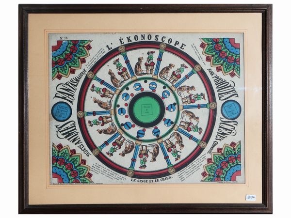 L'Ekonoscope - Le singe e le chien  - Asta Due case fiorentine - Associazione Nazionale - Case d'Asta italiane