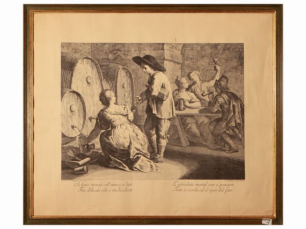 Vedute di Roma - Domenico Baldini  - Asta Due case fiorentine - Associazione Nazionale - Case d'Asta italiane