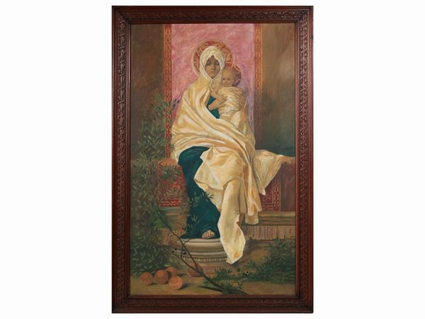 Da Nicolò Barabino : Madonna dell'Olivo  - Asta Due case fiorentine - Associazione Nazionale - Case d'Asta italiane