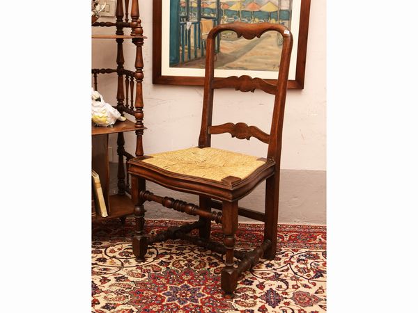 Coppia di sedie rustiche  - Asta Due case fiorentine - Associazione Nazionale - Case d'Asta italiane