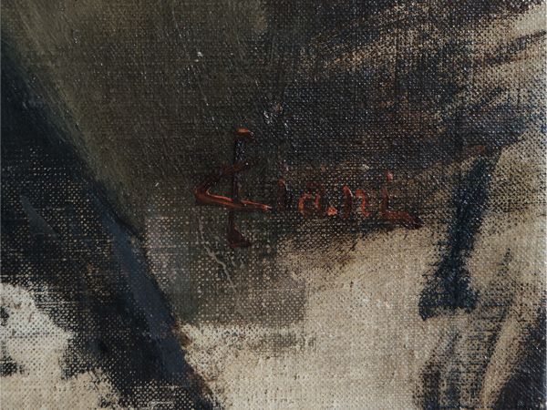 Cesare Ciani : Ritratto virile  - Asta Due case fiorentine - Associazione Nazionale - Case d'Asta italiane