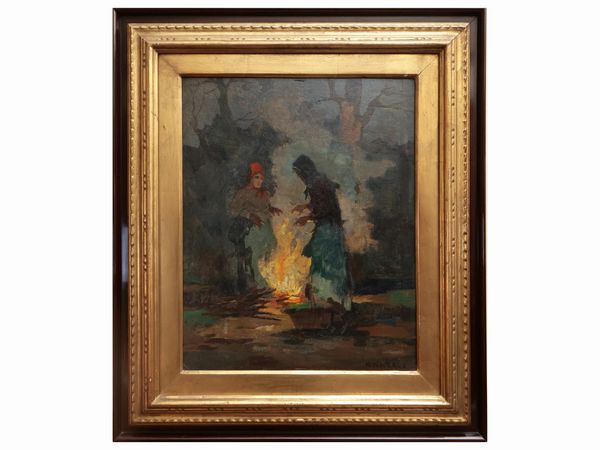 Renato Natali : Fal nel bosco  - Asta Due case fiorentine - Associazione Nazionale - Case d'Asta italiane