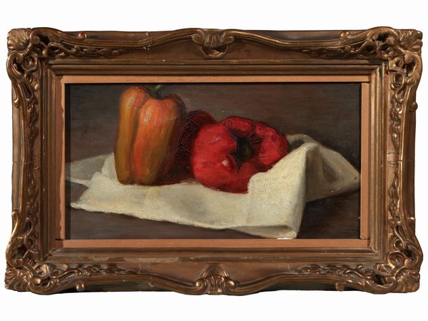 Walter Lazzaro : Peperoni  - Asta Due case fiorentine - Associazione Nazionale - Case d'Asta italiane