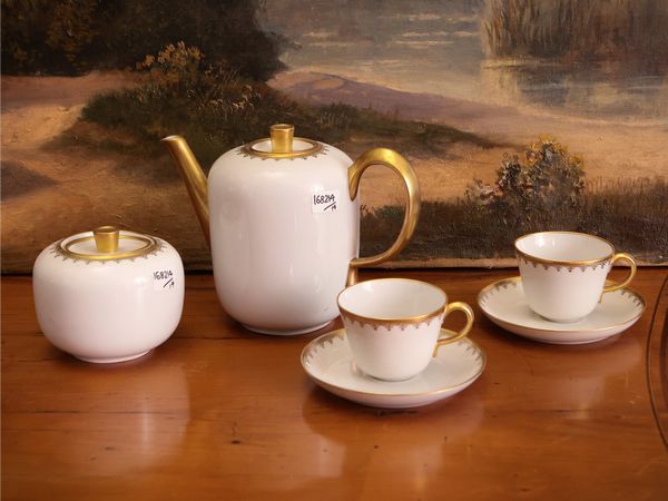 Servizio da caff in porcellana, Richard Ginori  - Asta Due case fiorentine - Associazione Nazionale - Case d'Asta italiane