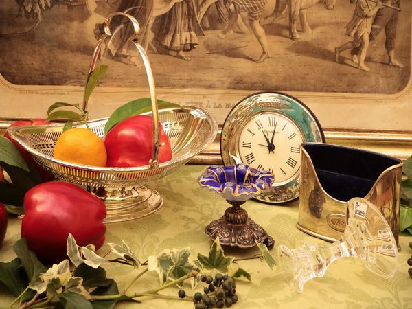 Accessori per la casa, anche in argento  - Asta Due case fiorentine - Associazione Nazionale - Case d'Asta italiane