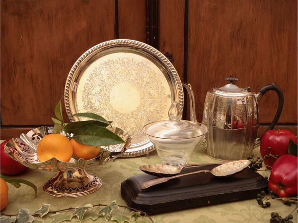 Accessori da tavola per servire dessert  - Asta Due case fiorentine - Associazione Nazionale - Case d'Asta italiane