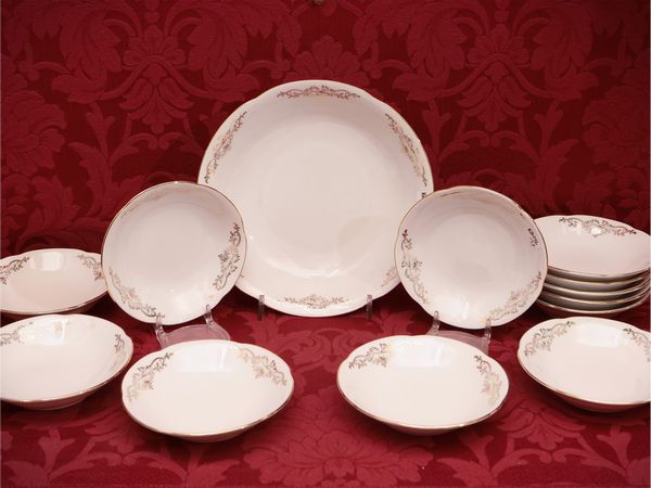 Servizio da macedonia in porcellana, Richard Ginori  - Asta Due case fiorentine - Associazione Nazionale - Case d'Asta italiane