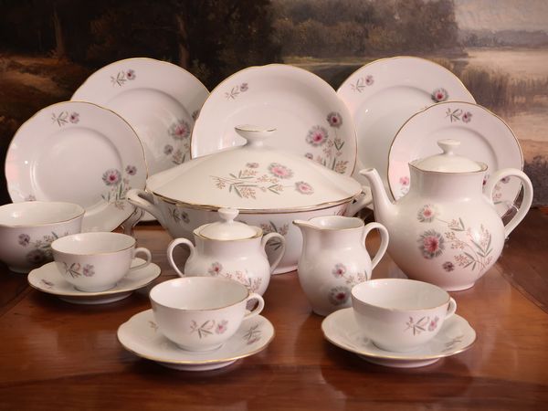 Servizio di piatti in porcellana Richard Ginori  - Asta Due case fiorentine - Associazione Nazionale - Case d'Asta italiane