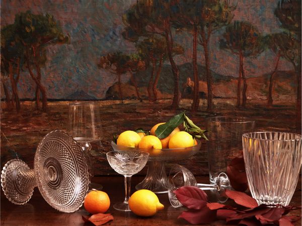 Assortimento di accessori in vetro  - Asta Due case fiorentine - Associazione Nazionale - Case d'Asta italiane