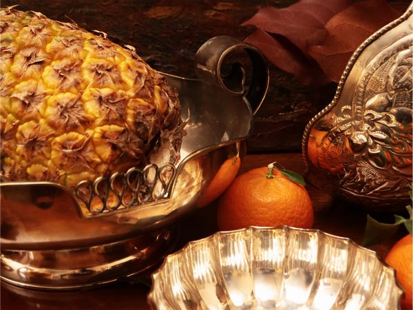 Due alzate in metallo argentato  - Asta Due case fiorentine - Associazione Nazionale - Case d'Asta italiane