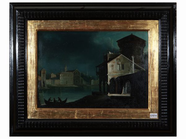 Notturno veneziano  - Asta Due case fiorentine - Associazione Nazionale - Case d'Asta italiane
