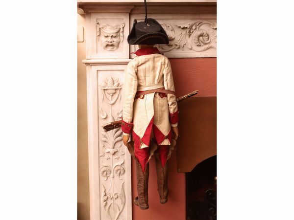 Soldato con baffi e tricorno  - Asta Due case fiorentine - Associazione Nazionale - Case d'Asta italiane