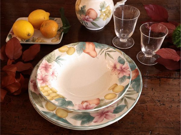 Servizio di piatti in porcellana, Mikasa Country Classic  - Asta Due case fiorentine - Associazione Nazionale - Case d'Asta italiane