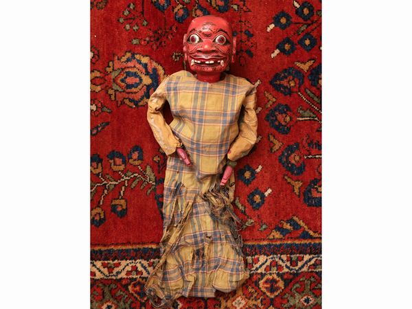 Marionetta asiatica  - Asta Due case fiorentine - Associazione Nazionale - Case d'Asta italiane