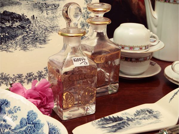 Lotto di accessori per servire dessert  - Asta Due case fiorentine - Associazione Nazionale - Case d'Asta italiane