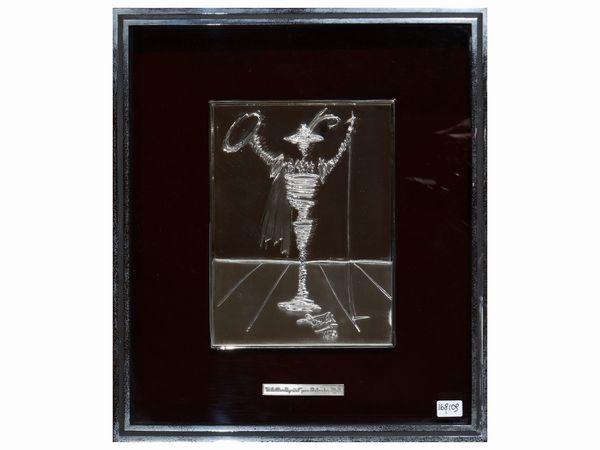 Salvador Dalì : Caballero espanol 1977  - Asta Due case fiorentine - Associazione Nazionale - Case d'Asta italiane