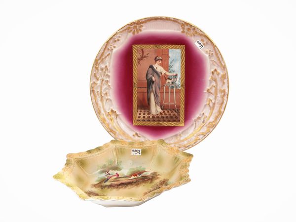 Due accessori in porcellana e terraglia  - Asta Due case fiorentine - Associazione Nazionale - Case d'Asta italiane