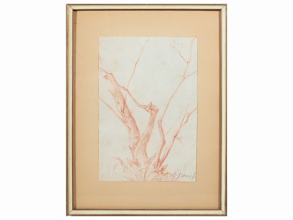 Marcello Tommasi : Ulivo e Cavallo  - Asta Due case fiorentine - Associazione Nazionale - Case d'Asta italiane