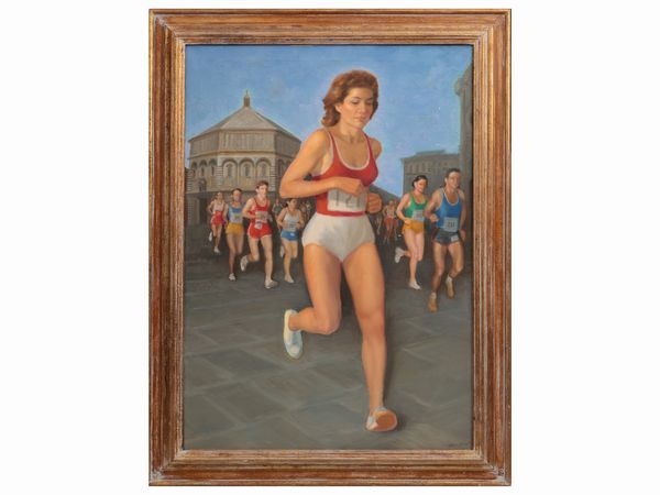 Piero Ricci : Maratona di Firenze  - Asta Due case fiorentine - Associazione Nazionale - Case d'Asta italiane