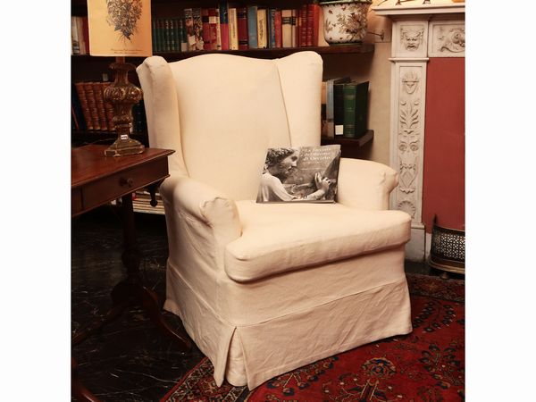 Coppia di poltrone imbottite  - Asta Due case fiorentine - Associazione Nazionale - Case d'Asta italiane